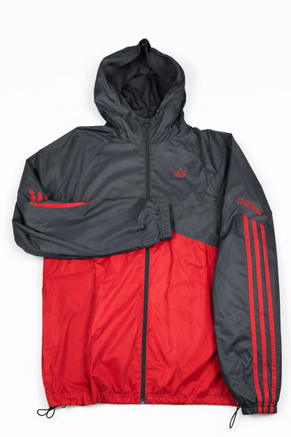 Adidas H13910 BLK WINDBREAKER schwarz rot