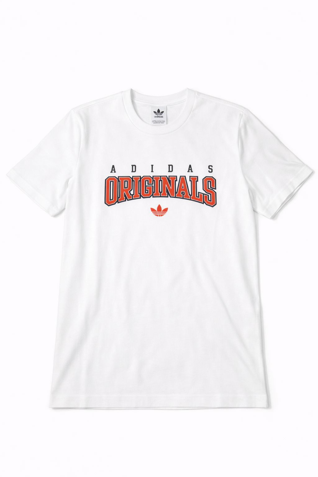 Adidas HF9223 Script Tee Shirt Weiß